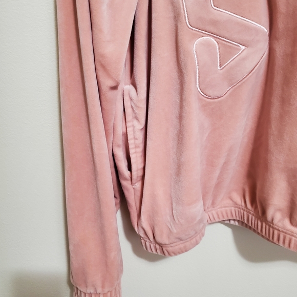 Fila half vip velour hoodie - Picture 3 of 6